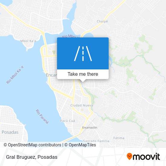 Mapa de Gral Bruguez