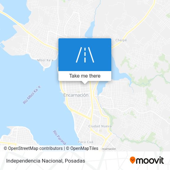 Independencia Nacional map