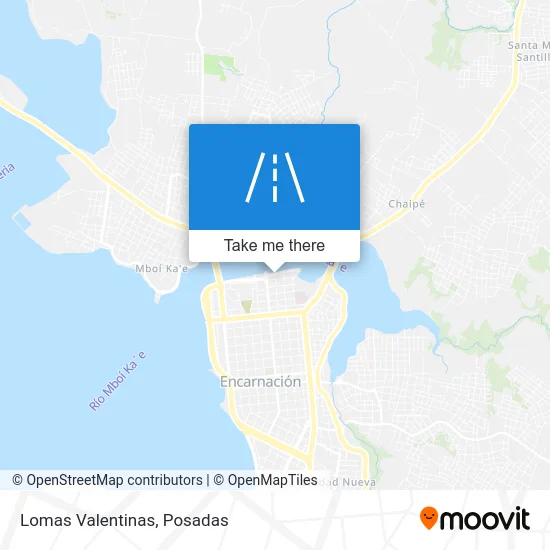 Lomas Valentinas map