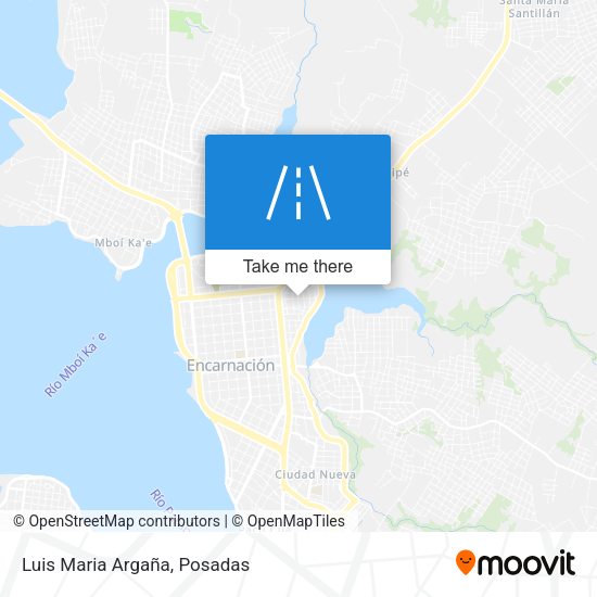 Mapa de Luis Maria Argaña