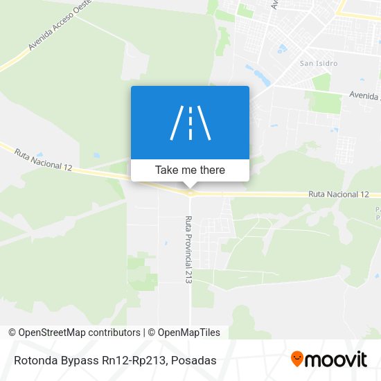 Rotonda Bypass Rn12-Rp213 map