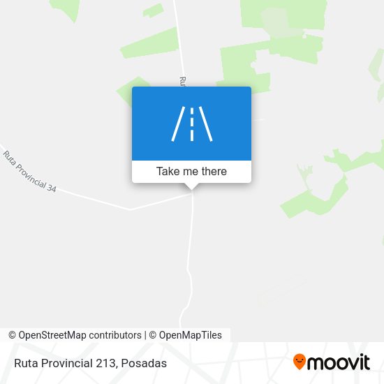 Mapa de Ruta Provincial 213