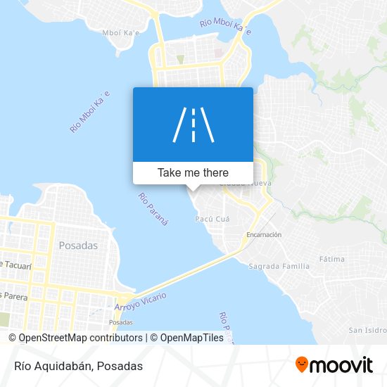 Mapa de Río Aquidabán