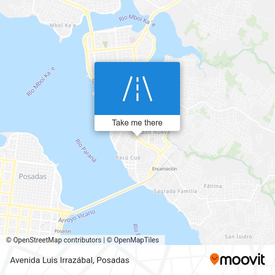 Mapa de Avenida Luis Irrazábal