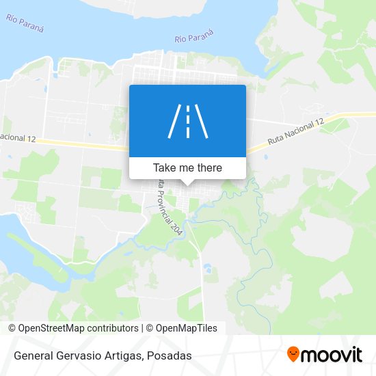 General Gervasio Artigas map