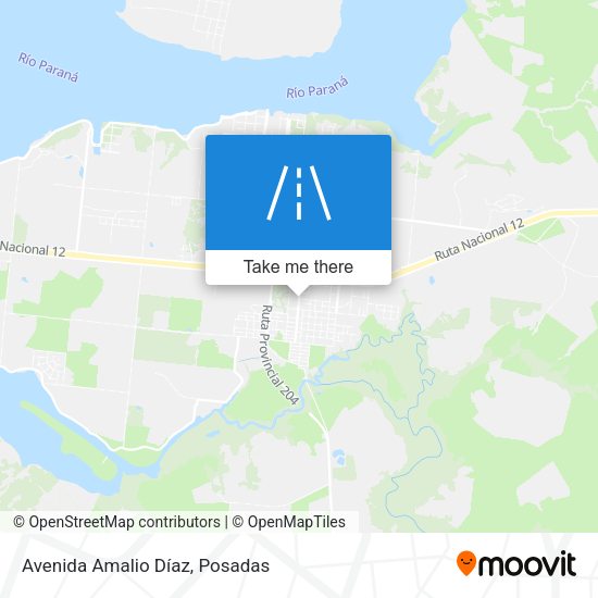 Avenida Amalio Díaz map