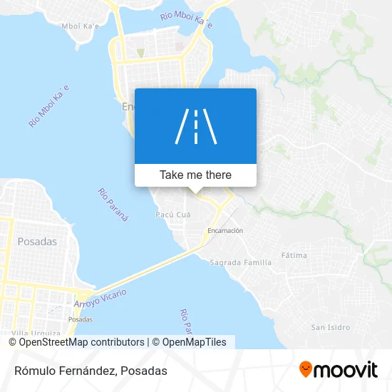 Rómulo Fernández map