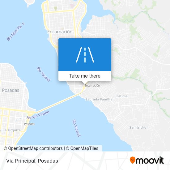 Mapa de Vía Principal