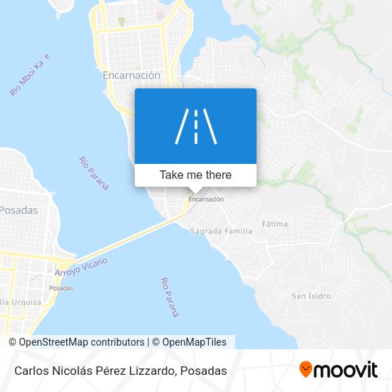 Mapa de Carlos Nicolás Pérez Lizzardo