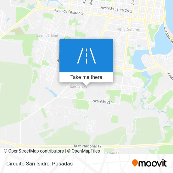 Circuito San Isidro map