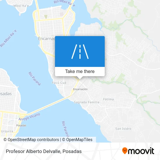 Profesor Alberto Delvalle map