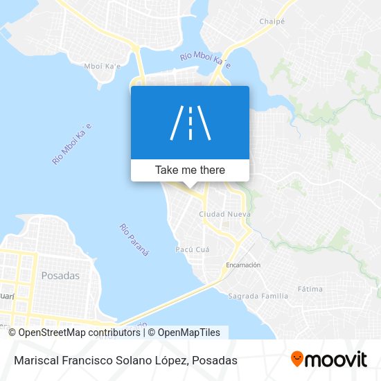 Mariscal Francisco Solano López map