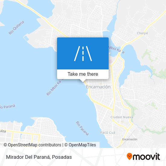 Mapa de Mirador Del Paraná