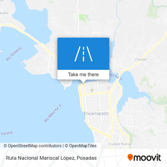 Ruta Nacional Mariscal López map