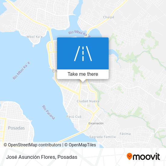 José Asunción Flores map