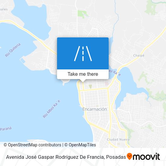 Mapa de Avenida José Gaspar Rodríguez De Francia