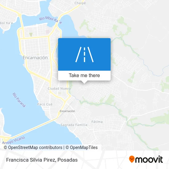 Francisca Silvia Pirez map