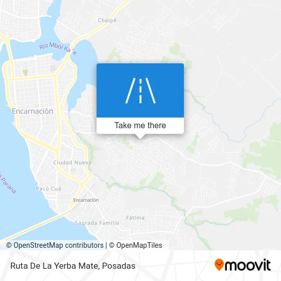 Ruta De La Yerba Mate map