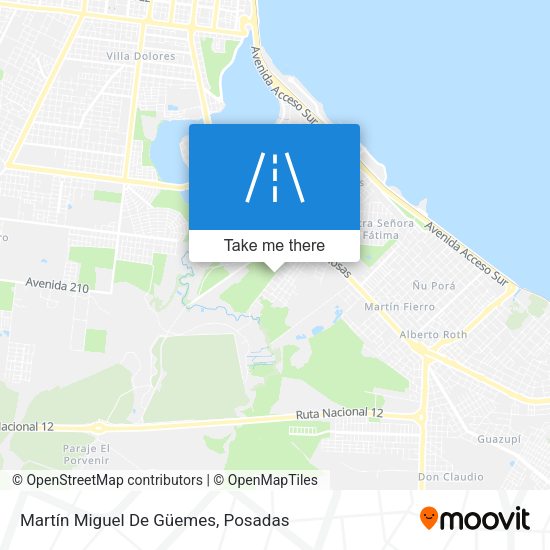 Martín Miguel De Güemes map