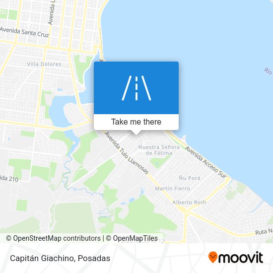 Mapa de Capitán Giachino
