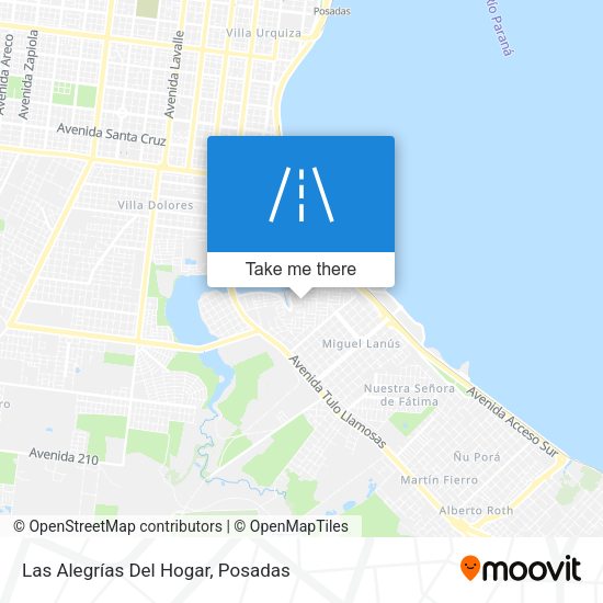 Las Alegrías Del Hogar map