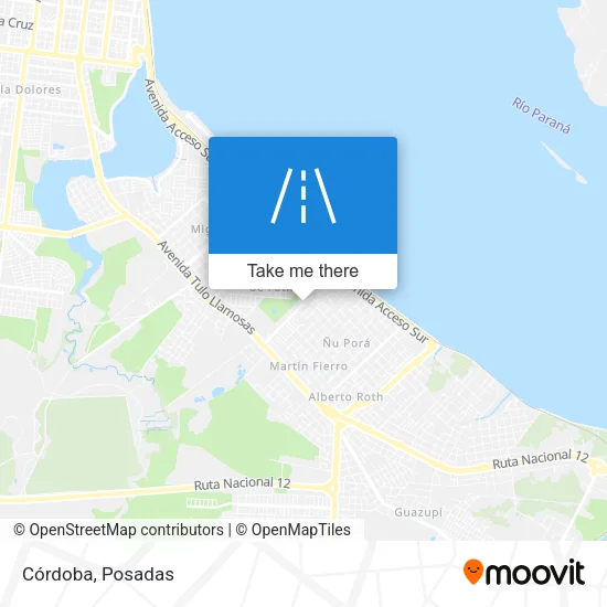 Mapa de Córdoba