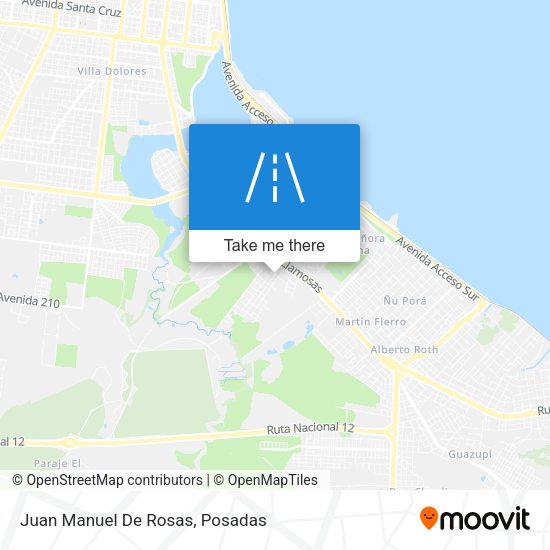 Juan Manuel De Rosas map