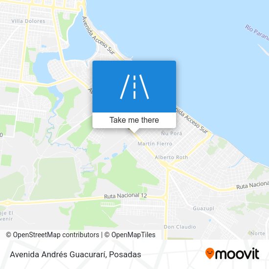 Avenida Andrés Guacurarí map