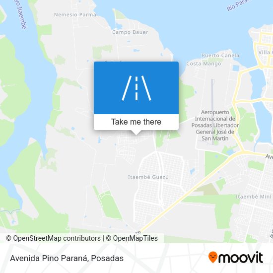 Avenida Pino Paraná map