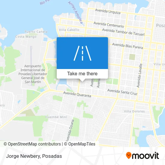 Jorge Newbery map