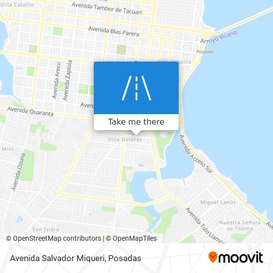 Mapa de Avenida Salvador Miqueri