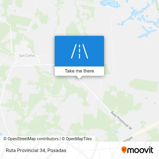 Ruta Provincial 34 map