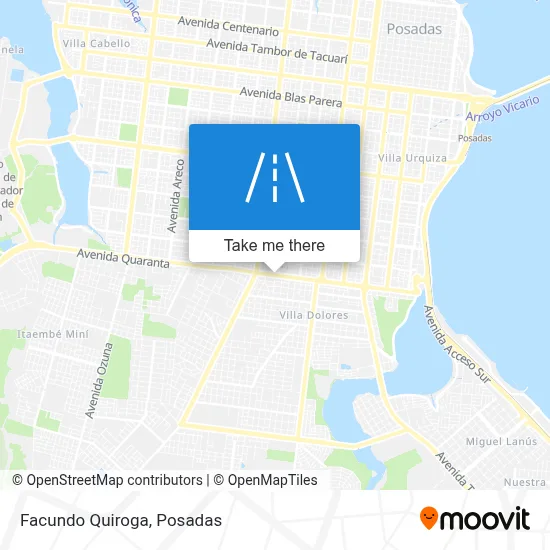 Facundo Quiroga map
