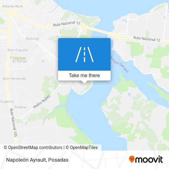Napoleón Ayrault map
