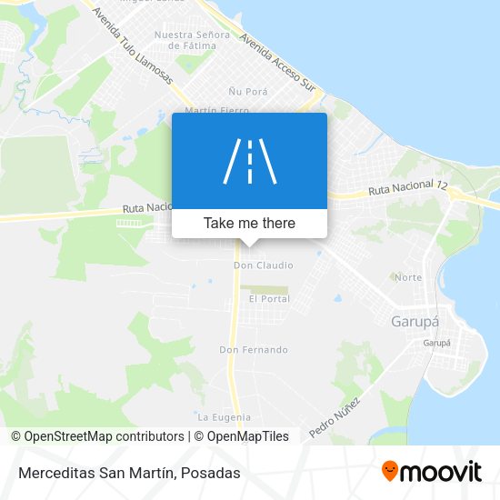 Merceditas San Martín map