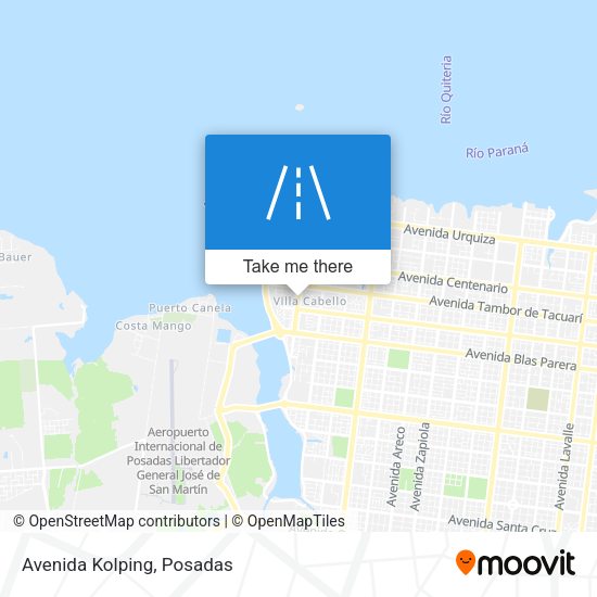 Avenida Kolping map