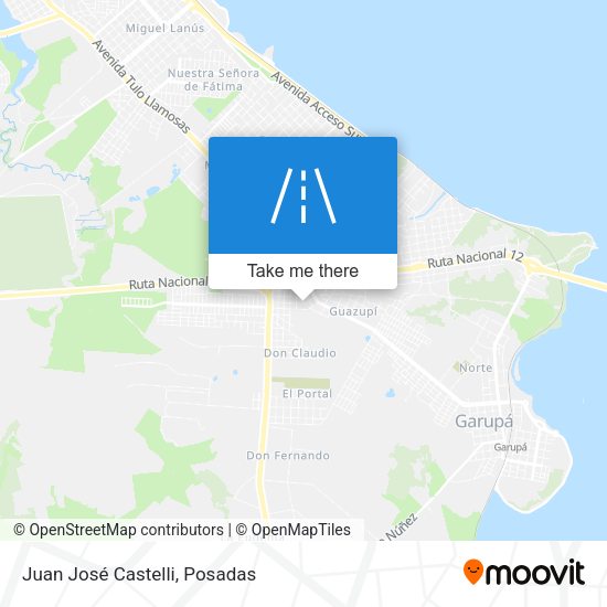 Juan José Castelli map