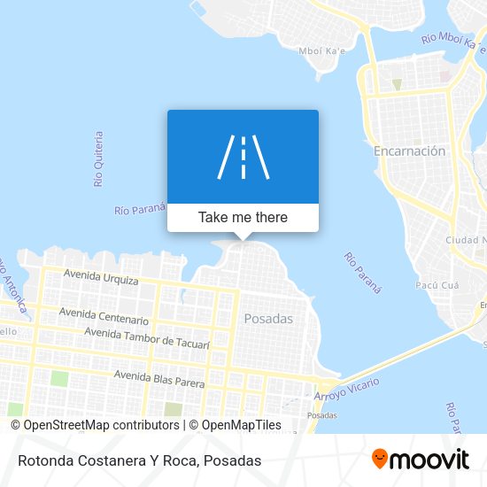 Rotonda Costanera Y Roca map