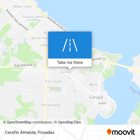 Mapa de Cerafín Almeida