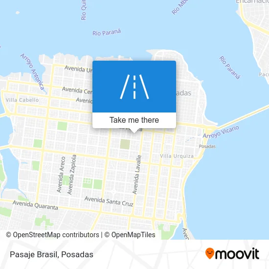 Pasaje Brasil map