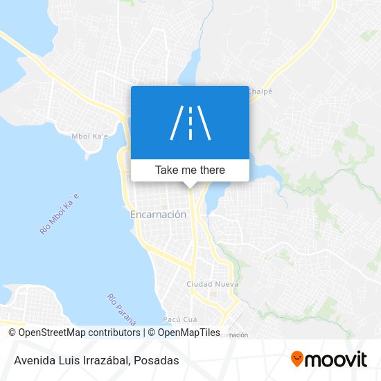Avenida Luis Irrazábal map