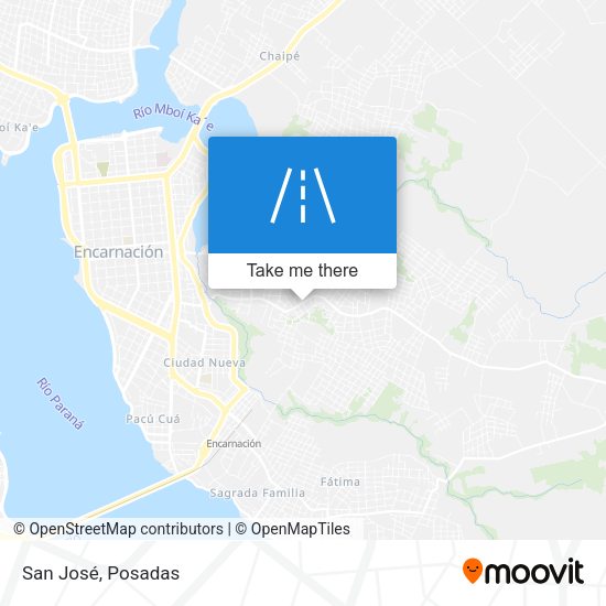 Mapa de San José