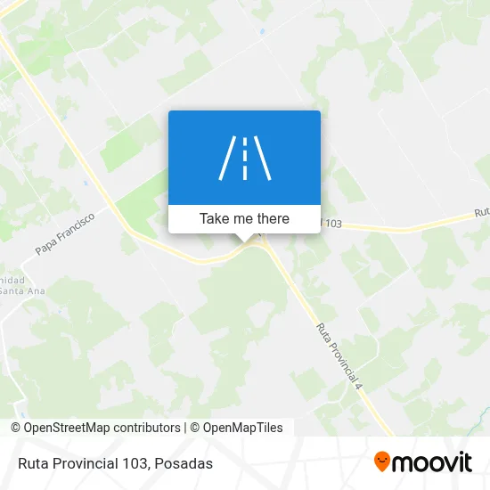 Ruta Provincial 103 map