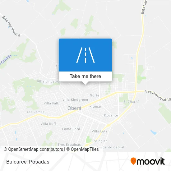 Balcarce map