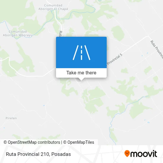 Ruta Provincial 210 map