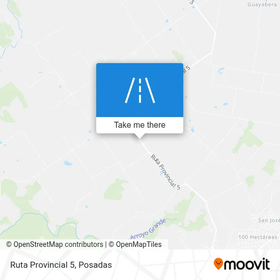 Ruta Provincial 5 map