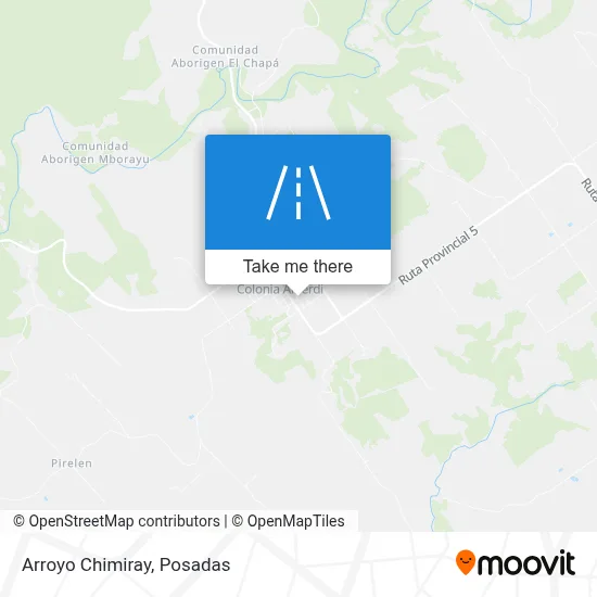 Arroyo Chimiray map
