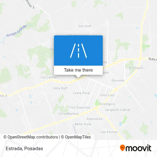 Estrada map