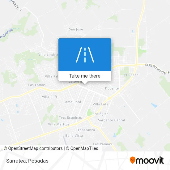 Sarratea map
