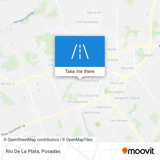 Río De La Plata map